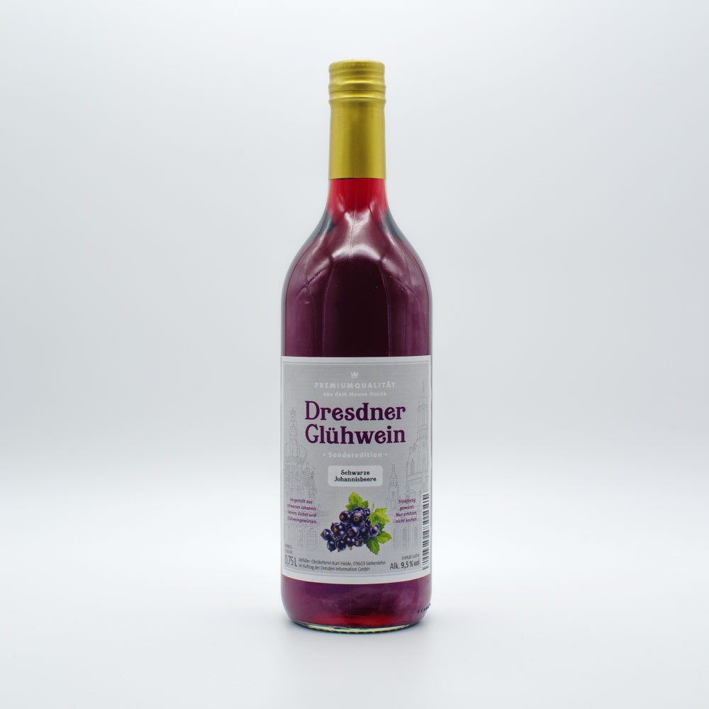 Produktfoto Dresdner Glühwein Schwarze Johannisbeere