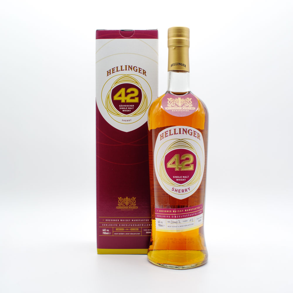 Produktfoto Hellinger 42 Sherry Flasche Karton