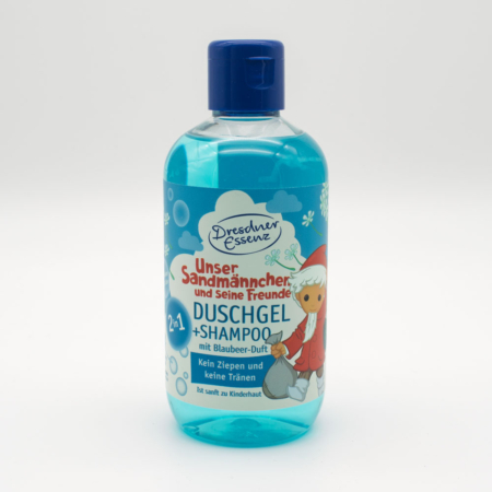 Sandmännchen Duschgel und Shampoo Blaubeerduft Dresdner Essenz