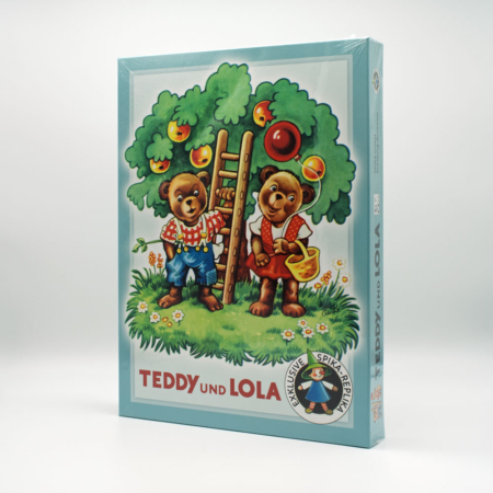 Retro Brettspiel Teddy und Lola Vorderansicht